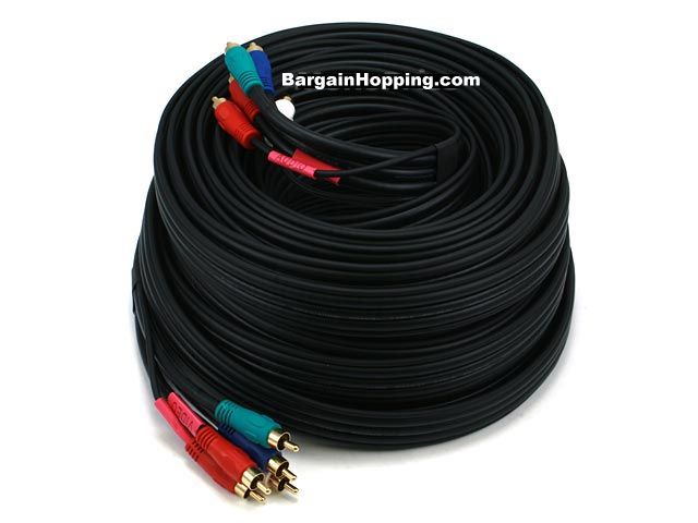 35' (RG-59/U) 5-RCA Component Video/Audio Coaxial Cable